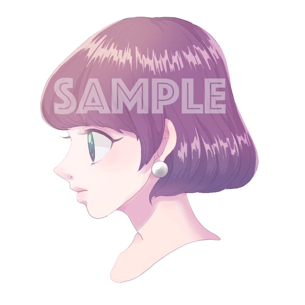 アイコン、ステッカー、名刺に使えるイラスト描きます アニメタッチ美少女イラスト！男性・動物の依頼もご相談ください イメージ2