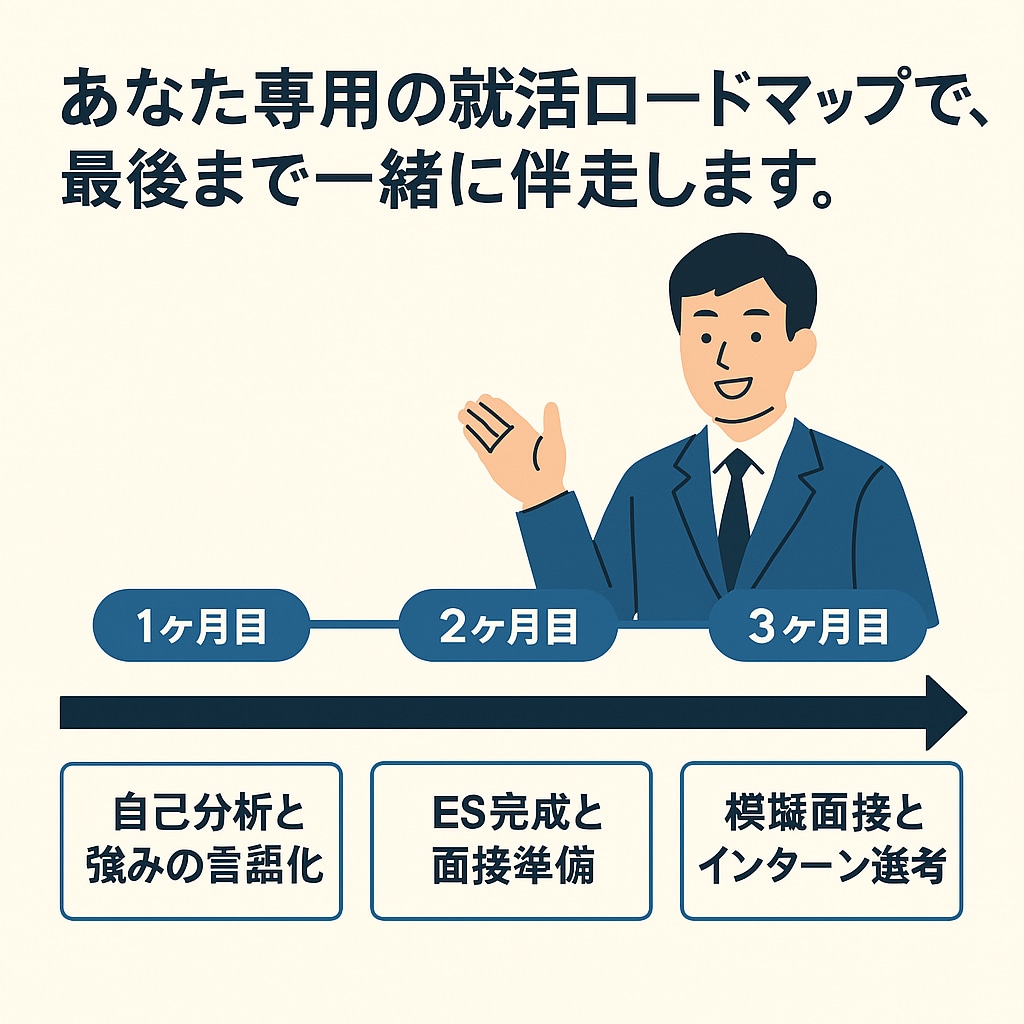 自分を格上げする！新卒・第二新卒就活に付き添います 外資コンサルマネージャーがあなたの魅力を引き出します イメージ2