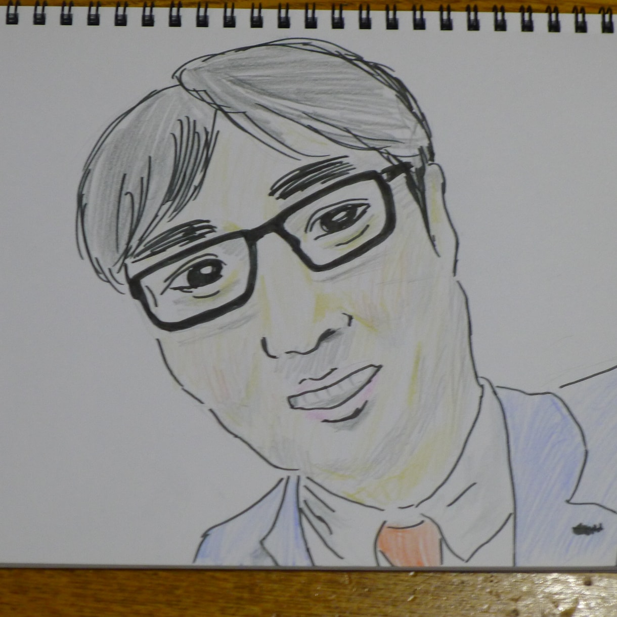 あなたの良さを生かした似顔絵お描きします 色鉛筆画で優しいイメージの似顔絵をアイコンにしませんか? イメージ5