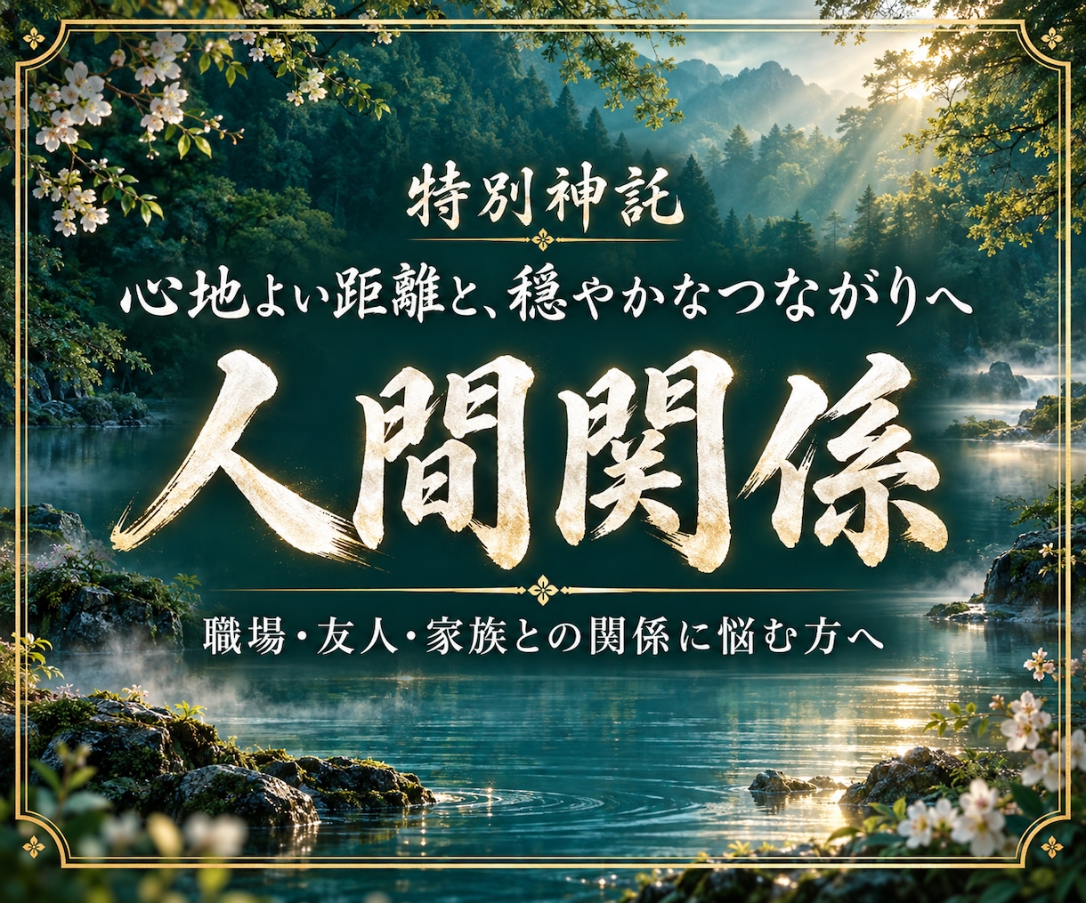 人間関係の悩みと相手の気持ちを霊視で深く視ます 職場・友人・家族との関係に。心地よい距離と向き合い方を イメージ1