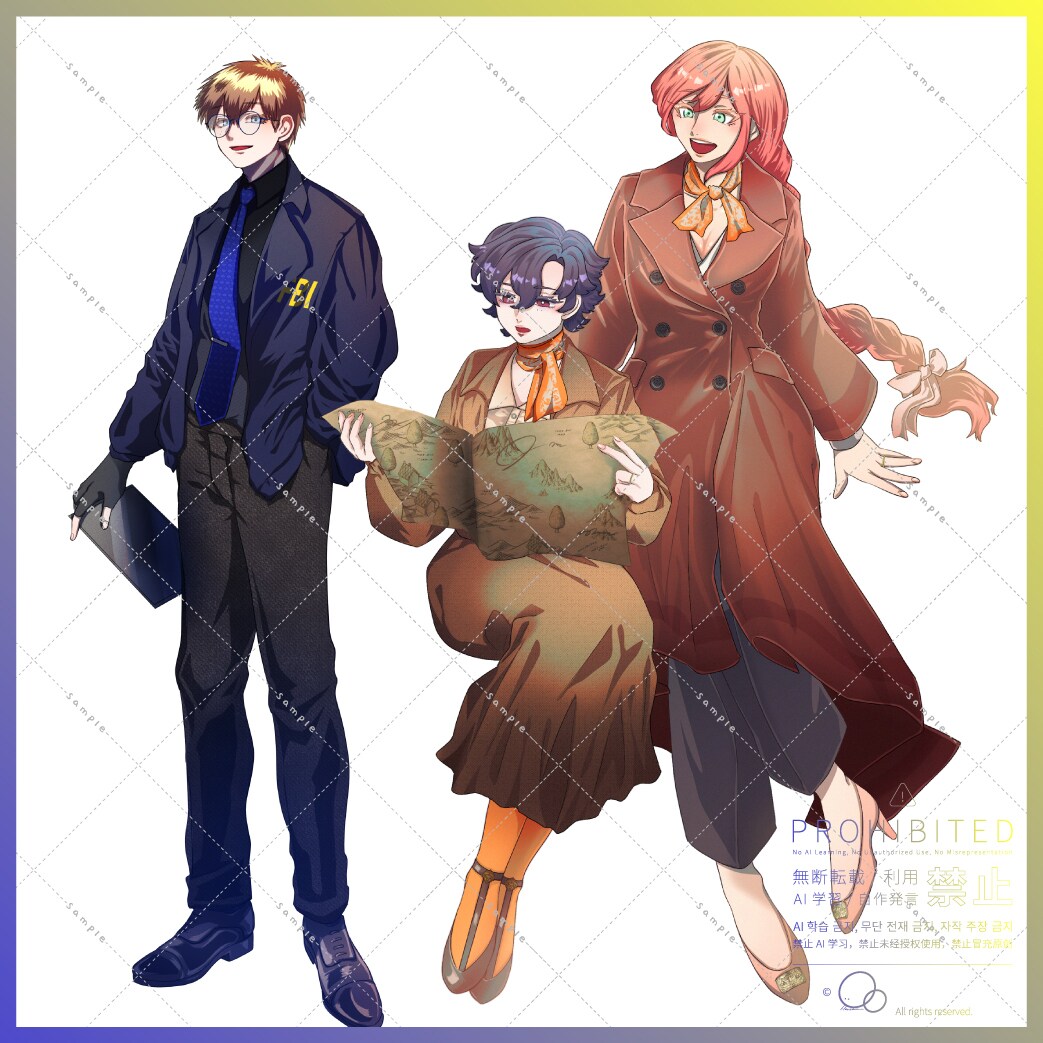 立ち絵-アニメ塗り-制作します バストアップ・膝上・全身まで！ イメージ2