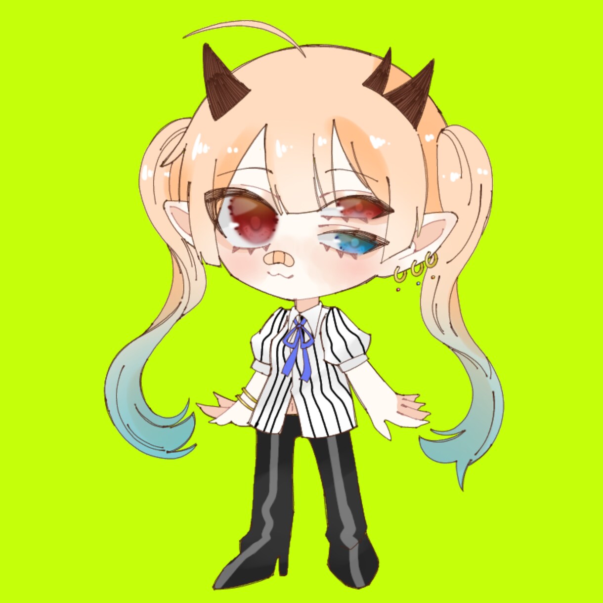 可愛い立ち絵、表情差分描きます オリジナルの可愛い物が作れます。 イメージ2