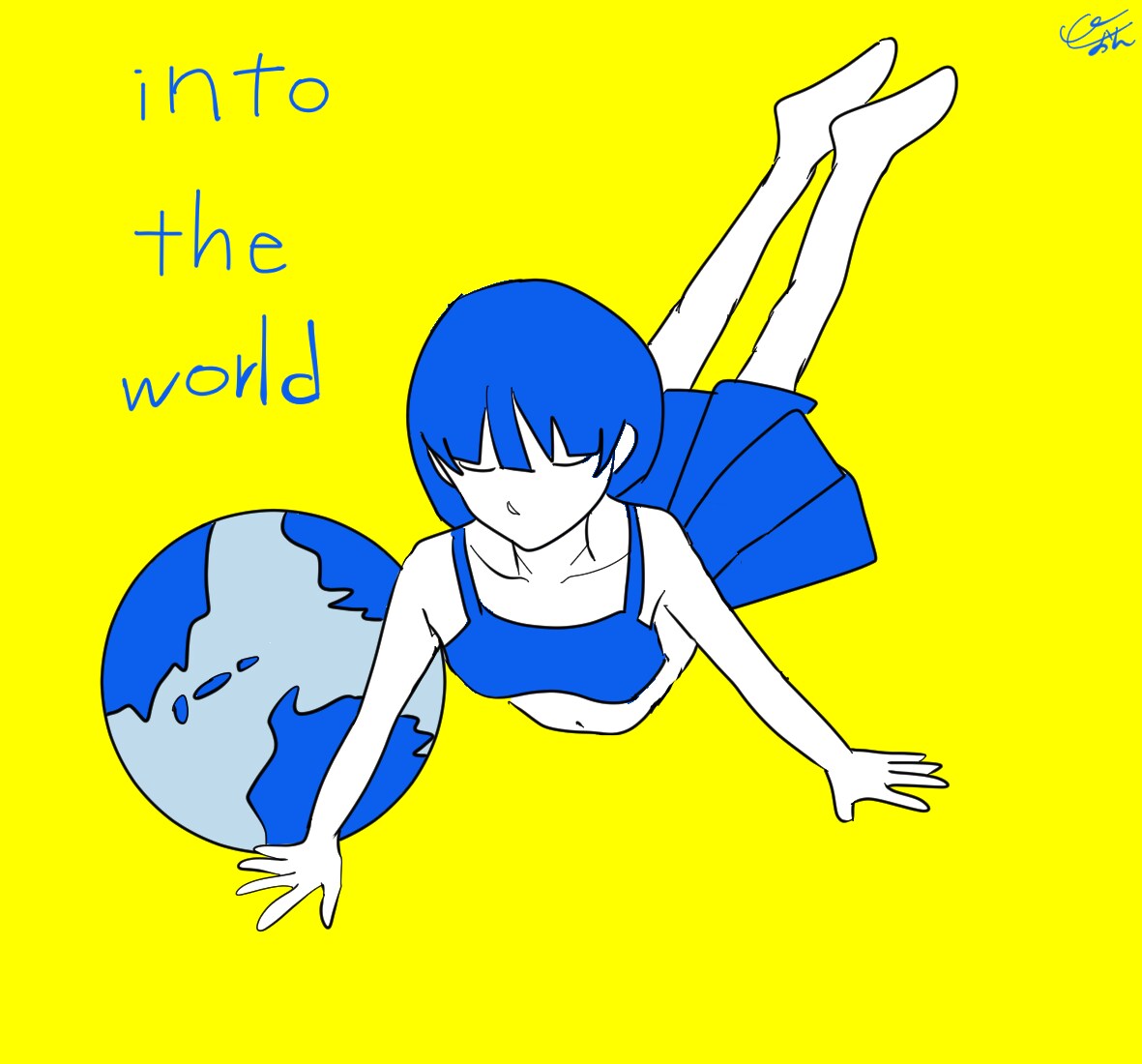 少年・少女イラスト制作いたします CDジャケット・ポスターなどの制作物を作る方へ イメージ4