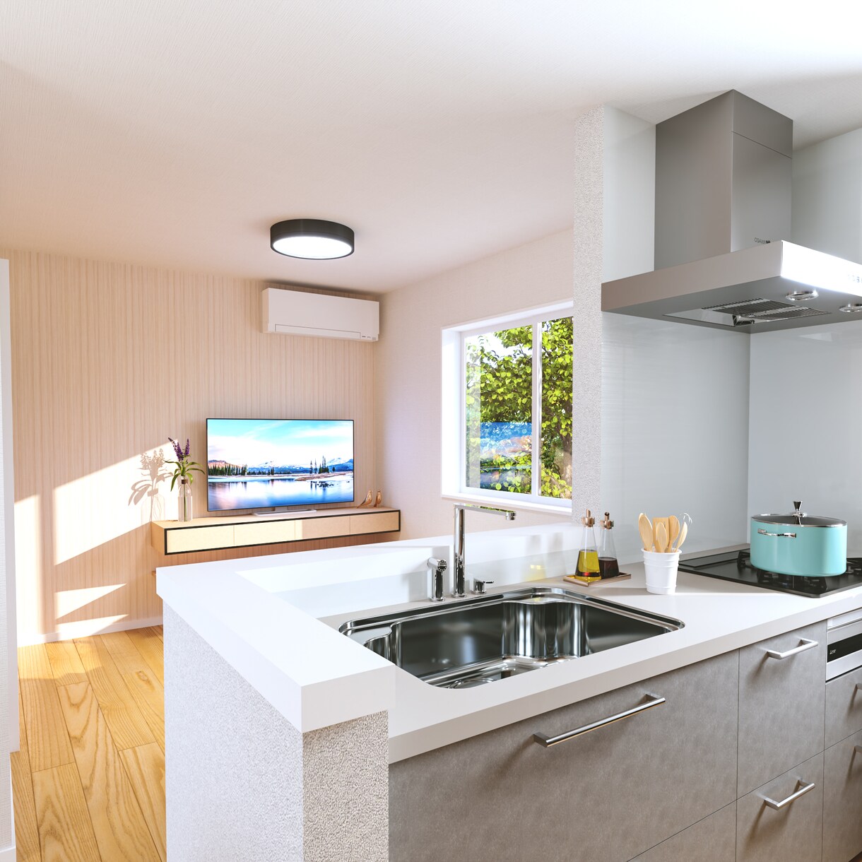リアルな内観パースを制作しますます コーディネート提案、建売住宅最適 イメージ4