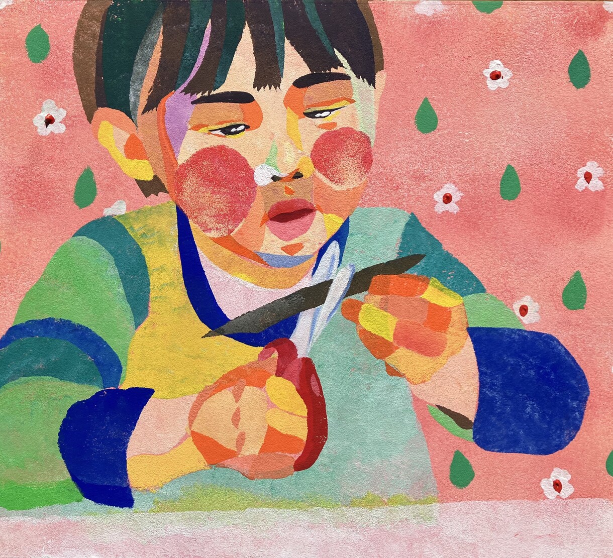 素敵な笑顔描きます 感謝したい人への贈り物や結婚式など大切な場にぜひ送りませんか イメージ9