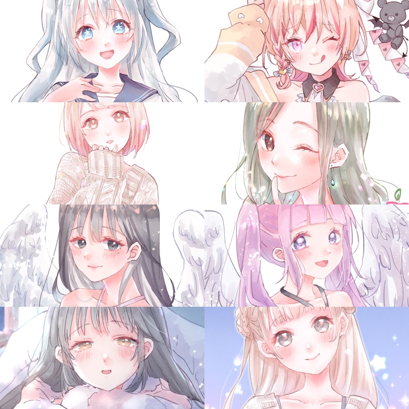 アイコンを制作いたします ラフ確認無し/修正無し/創作、オリジナルのみ イメージ6