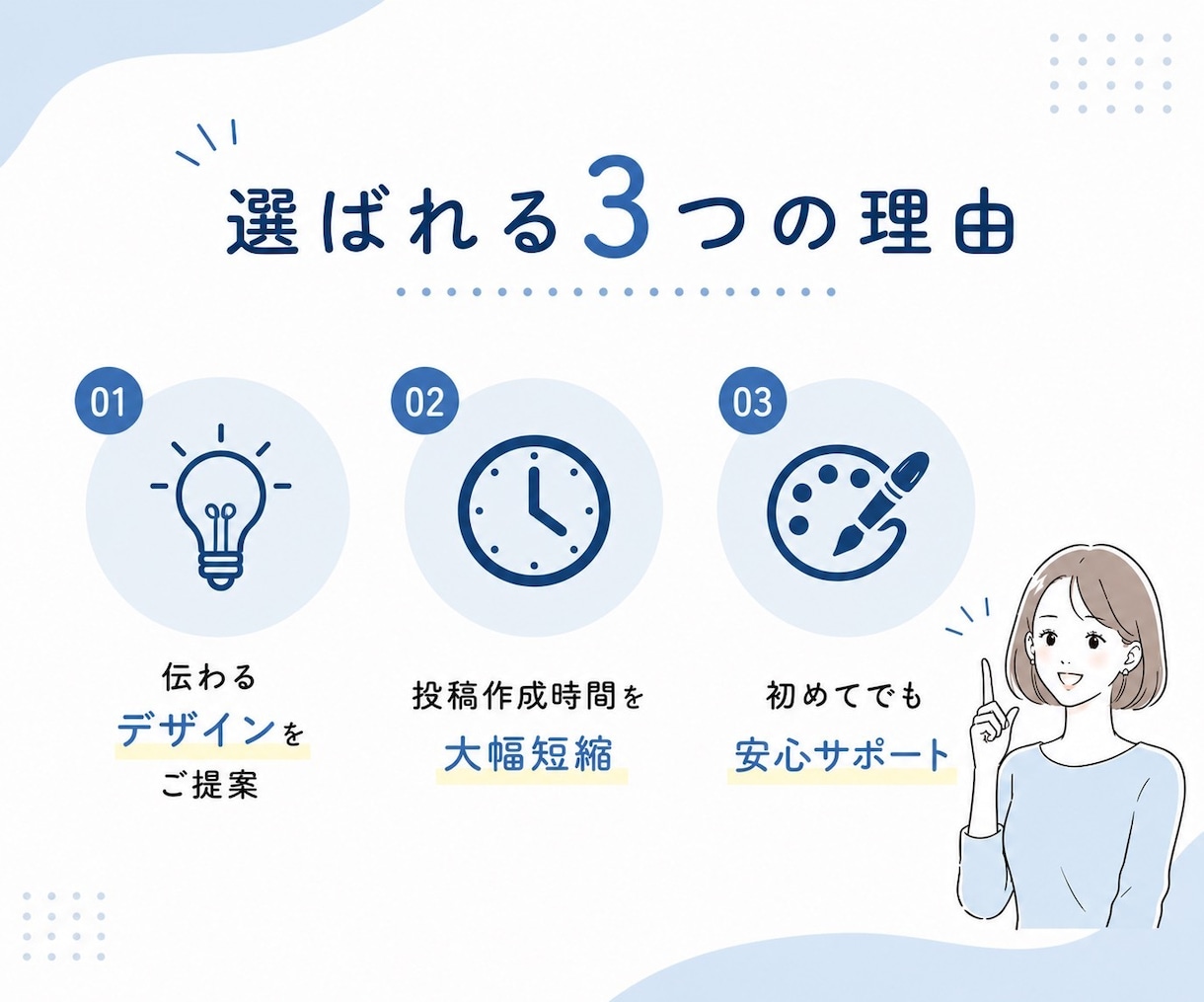 Instagram投稿画像をCanvaで作成します 時短を叶える！伝わるSNSフィード投稿デザインを制作 イメージ3