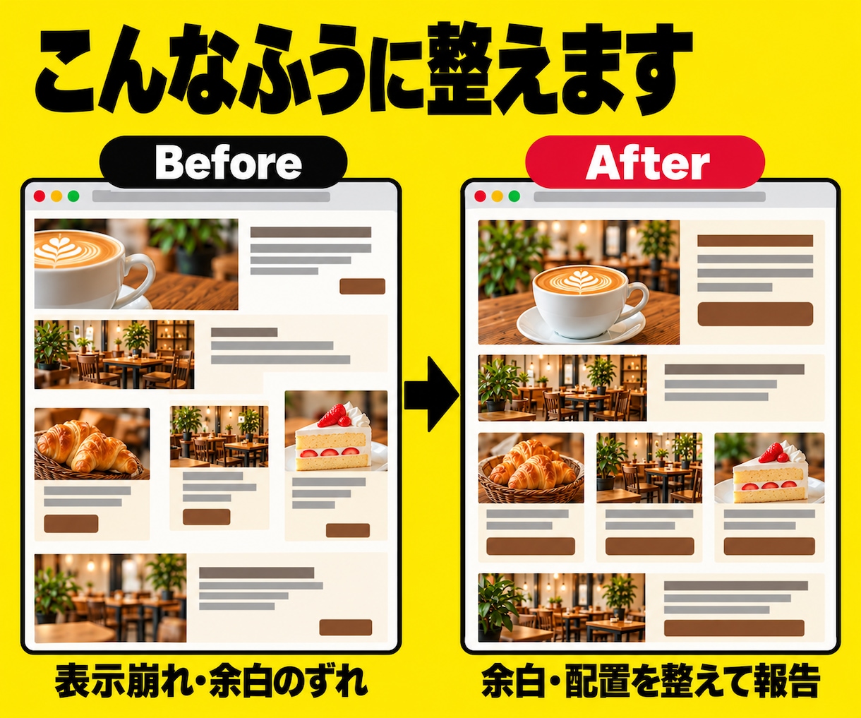 WordPressの「ここだけ直したい」修正します 文字・画像の差し替えからスマホの表示崩れまで イメージ2