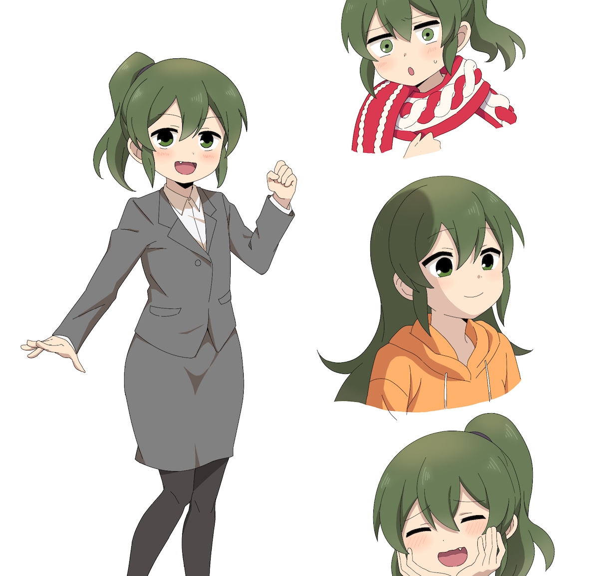 アニメの絵柄を真似てオリジナルキャラ等色々描けます アイコンやホーム画面などにどうですか イメージ2