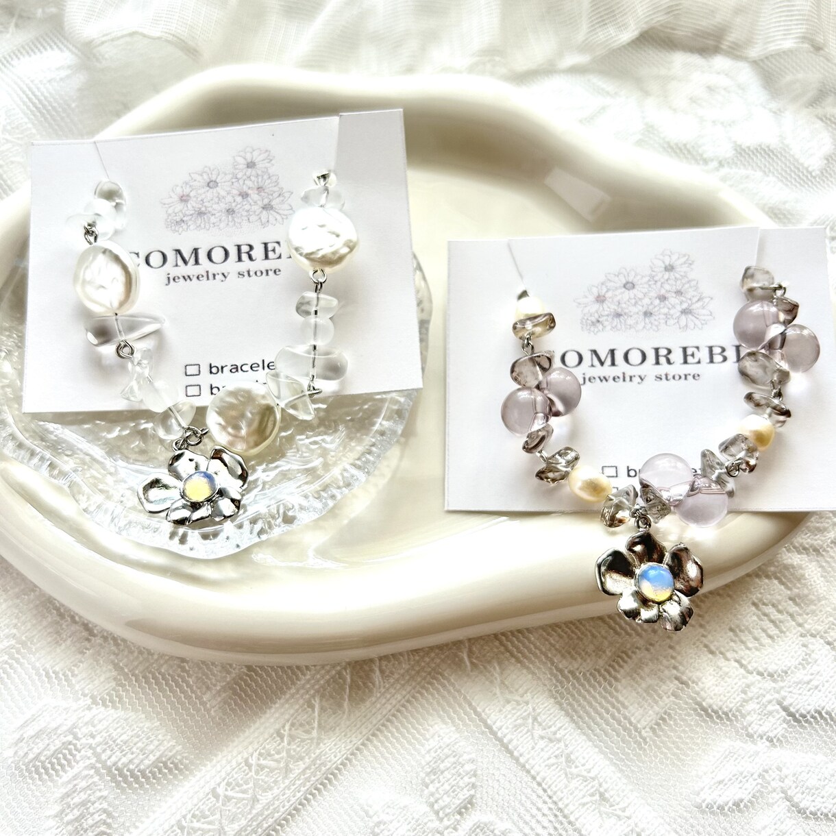 女性にときめき彩りオリジナルアクセサリーを届けます オリジナルアクセサリー、パール・レジン・パーツなど使用 イメージ10