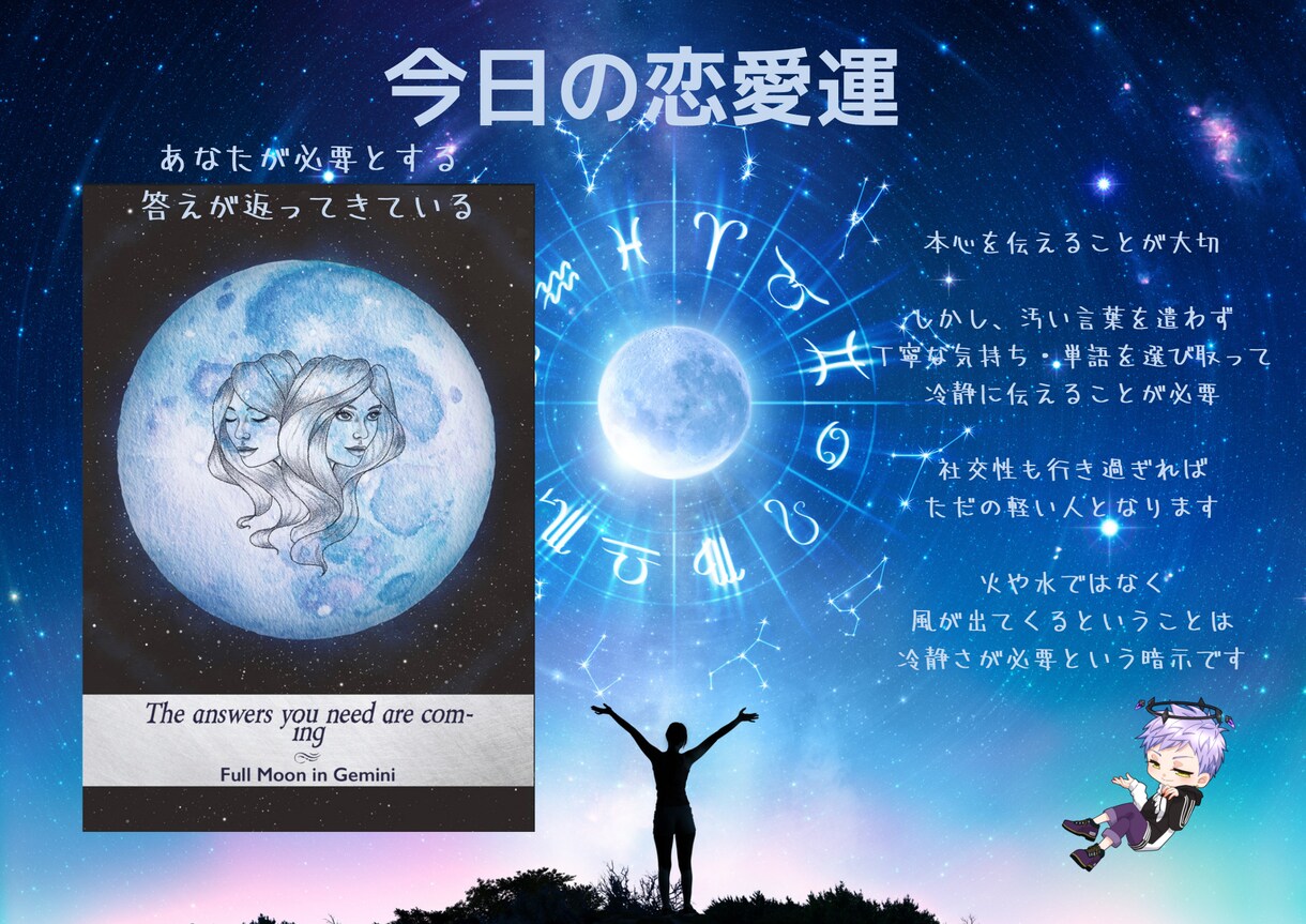 ホロスコープで、簡単に人生・恋愛の傾向を占います ご自身の人生・恋愛について、簡単に知りたい方 イメージ7