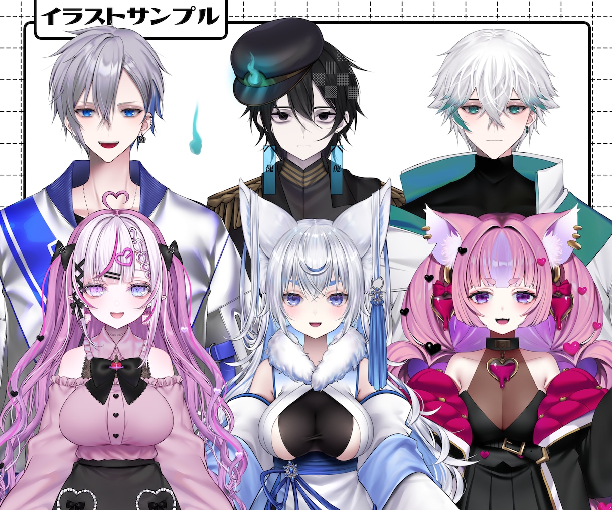 プロがVtuber制作いたします イラストからモデリングまで全部やりますプラン！ イメージ3