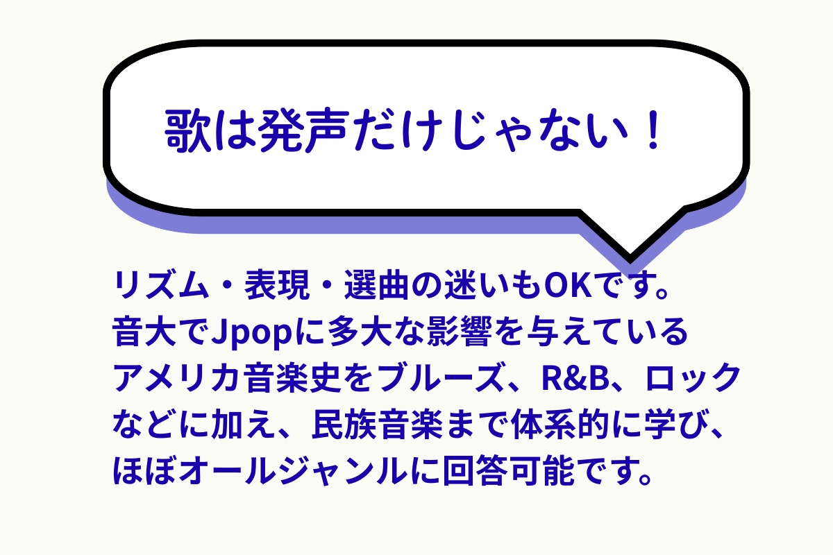 もう迷わない！あなたに合う“歌の習い方”見つけます 習うならどんな先生？ 歌の習い方、プロ目線でやさしく提案 イメージ4