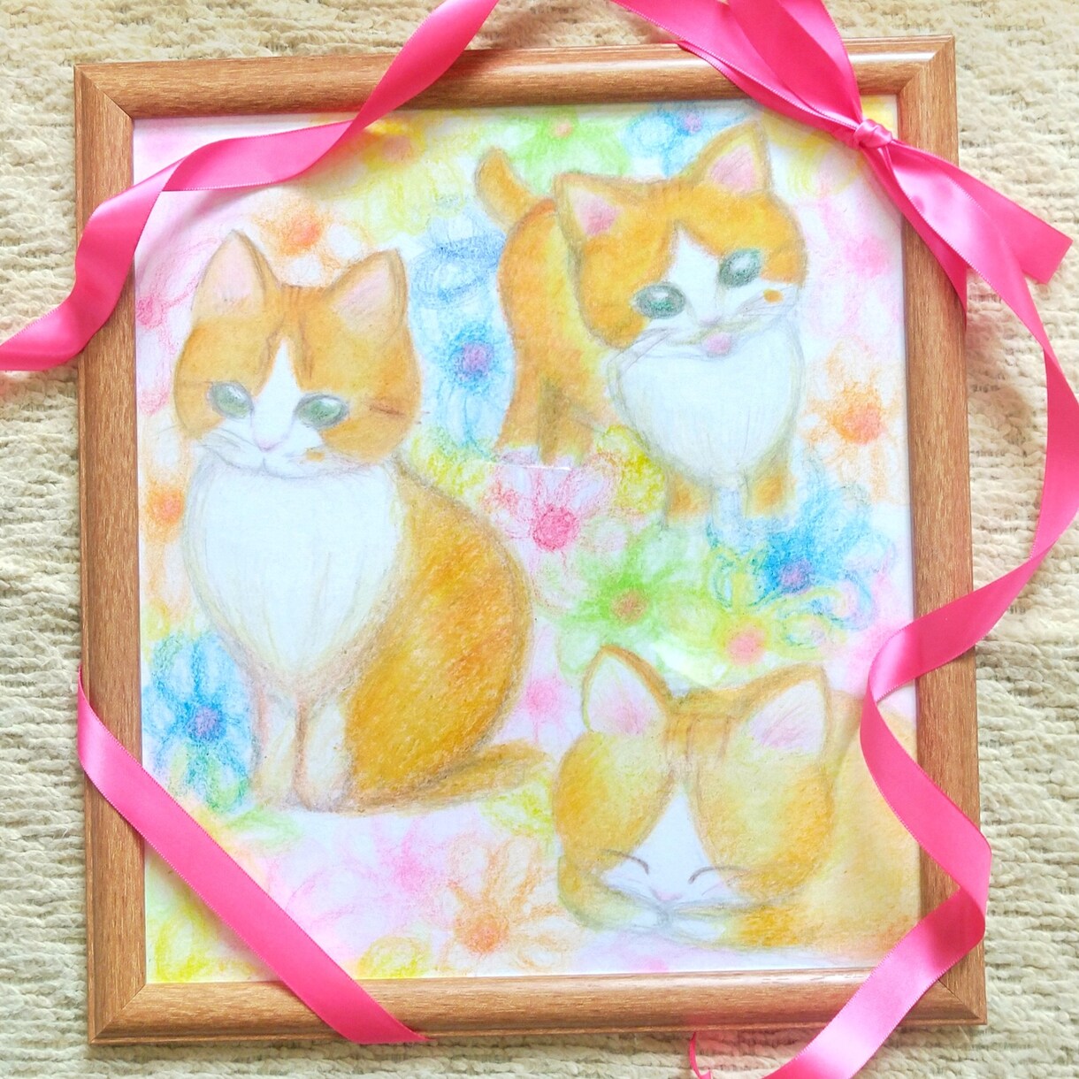 ペット、似顔絵などオーダーいただいたものを描きます 基本的にクーピーで描いてます！ イメージ1