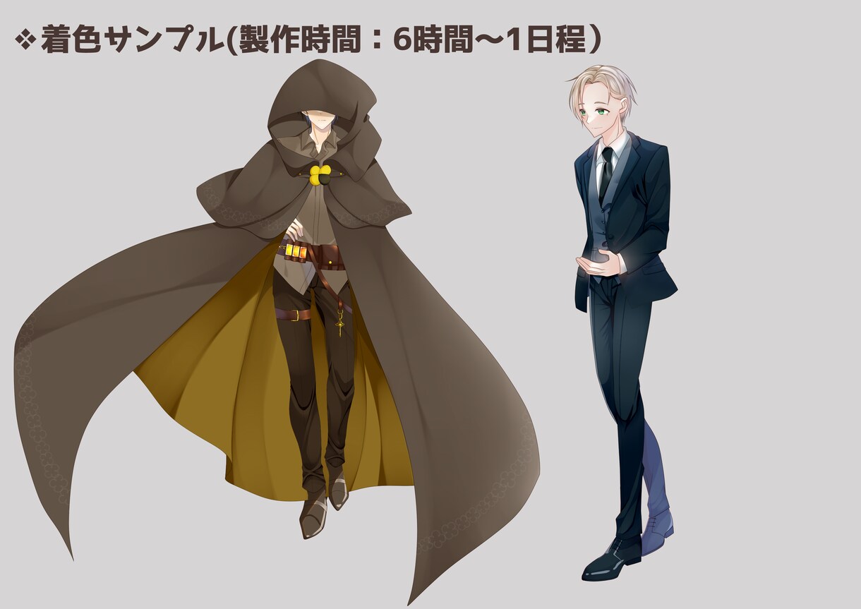 最短5日以内！あなたの線画、塗ります 透明感のある塗りであなたのイラストを着色いたします イメージ6