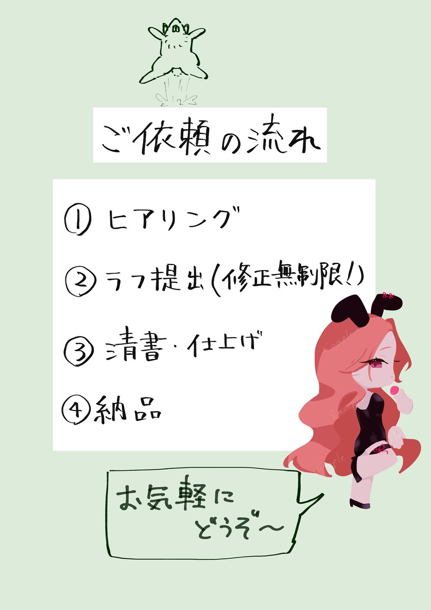 可愛い女の子のアイコンをお描きします 暗い雰囲気からポップな雰囲気の女の子描きます イメージ7