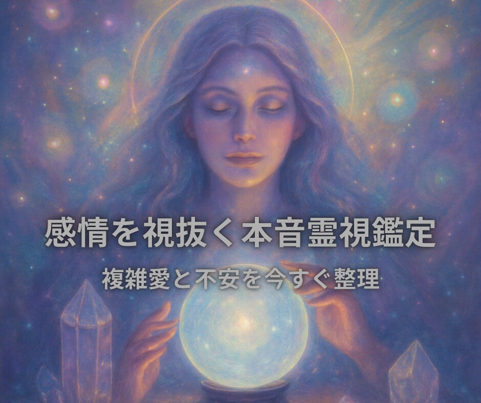 恋愛・人間関係の悩みを整理します 霊視タロット×気学で気持ちと流れを確認 イメージ3