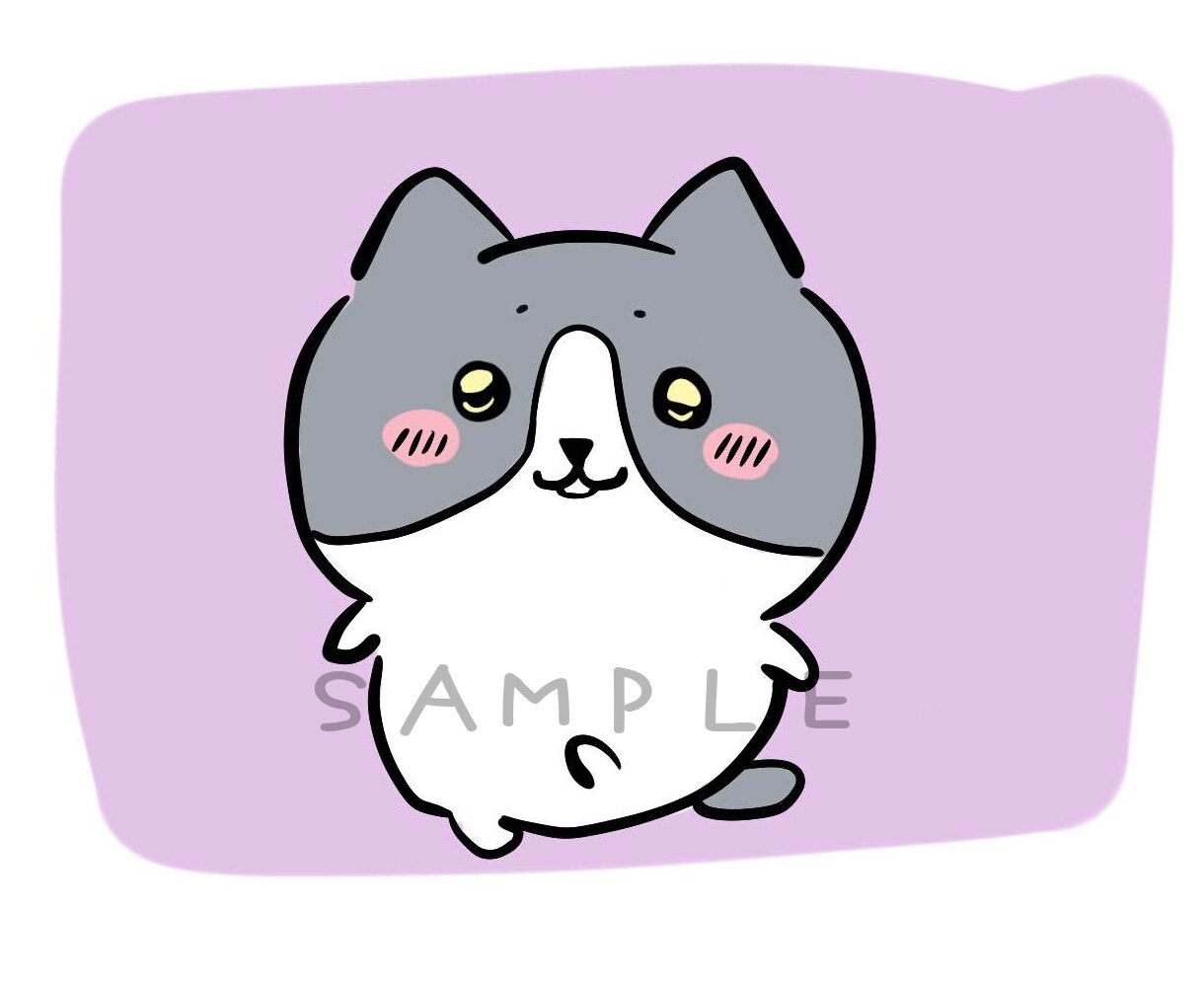 ゆるかわ！！ちいさくてかわいく制作します ペットの絵や似顔絵代わりにも！ちいさくかわいいイラストに イメージ2