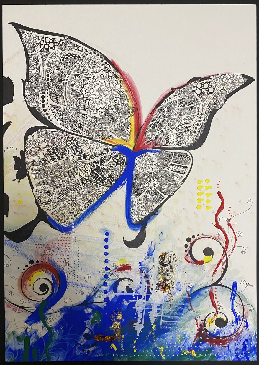 個性派の方に向けたオリジナルアート描きます ゼンダラ模様を繊細に描くアートで、唯一無二の1枚に仕上げます イメージ2
