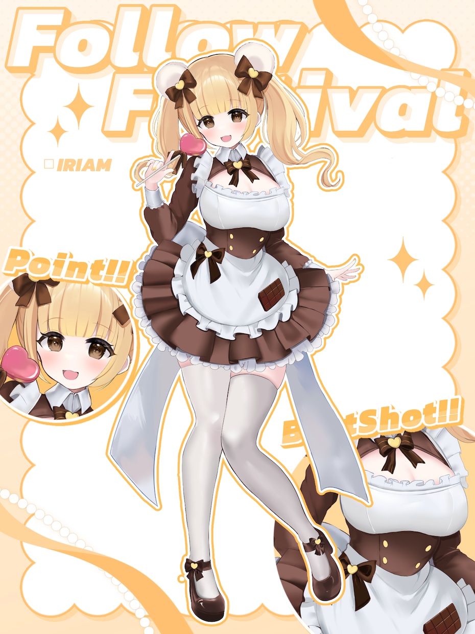 最短7日納品　立ち絵・パーツ分け制作いたします Vtuberさまの配信、ゲームやTRPGの立ち絵などに！ イメージ8