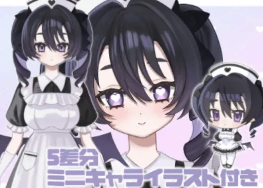可愛いLive2Dモデル一括制作します 可愛いLive2Dモデル制作！ミニキャライラスト付き♡ イメージ1