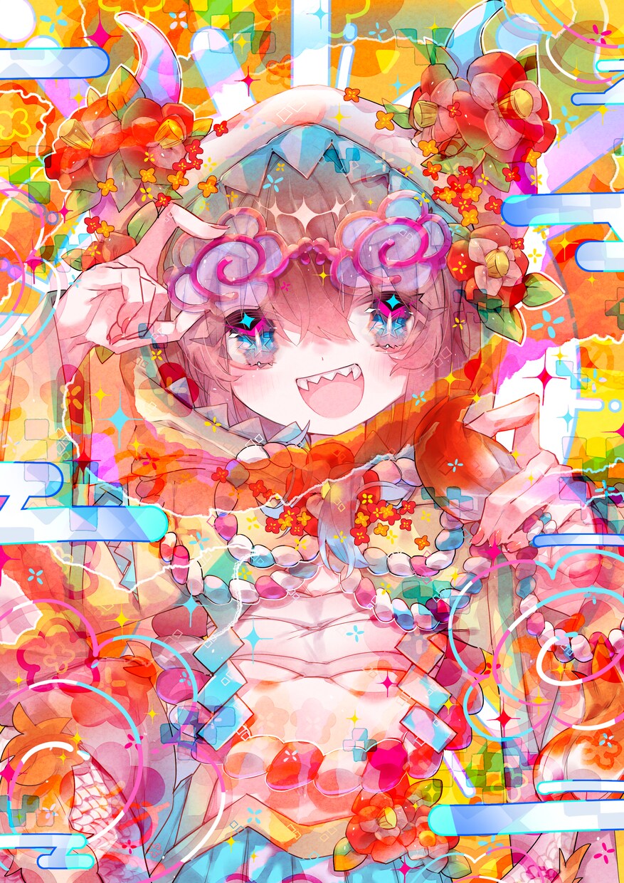キラキラポップなイラスト描きます 活動者さま、創作者さま、個人さま！何でも描かせてください！！ イメージ3