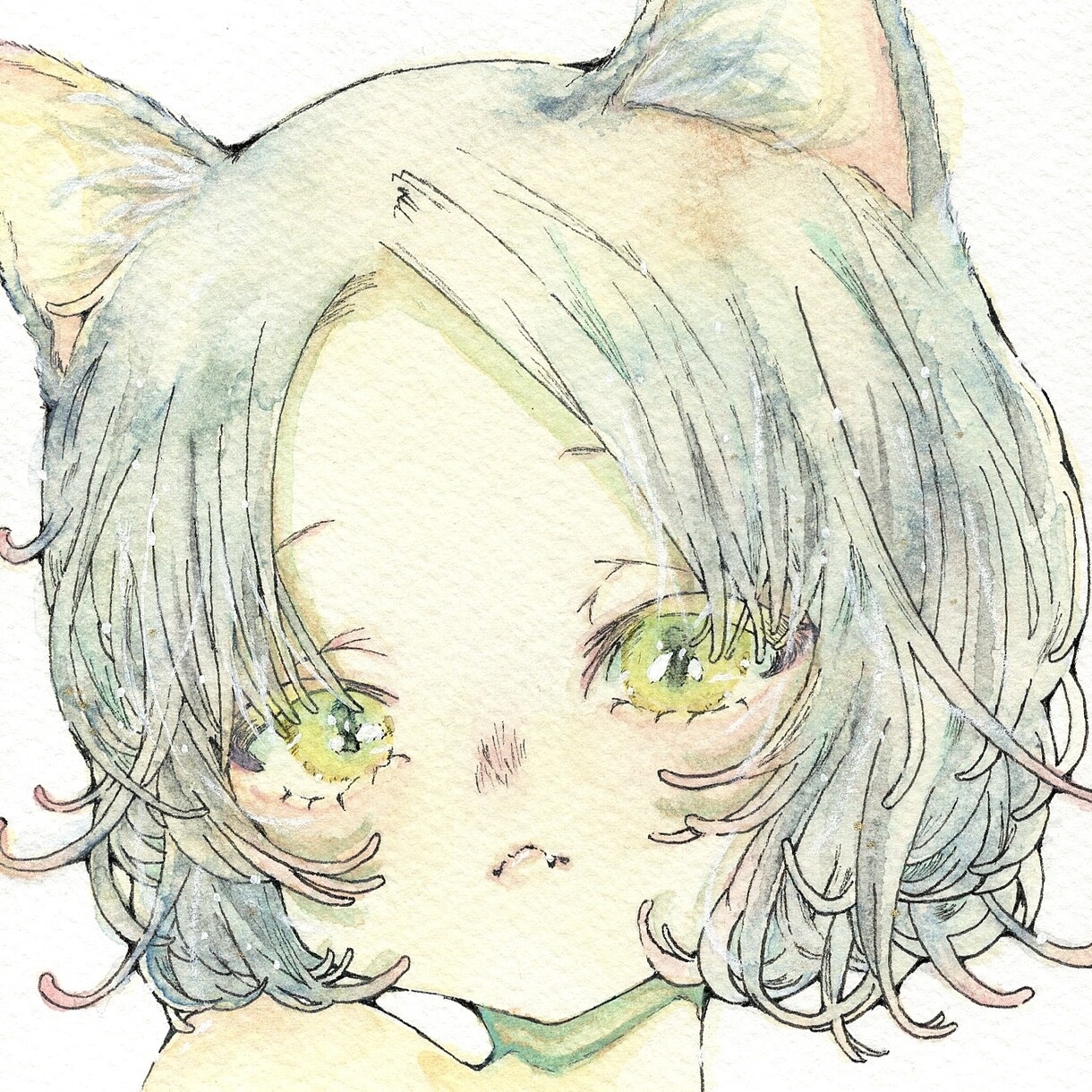 滲みと淡い柔らかな水彩イラストを制作します 似顔絵、 MV、CDジャケット、本の表紙、ポスター、チラシ等 イメージ2