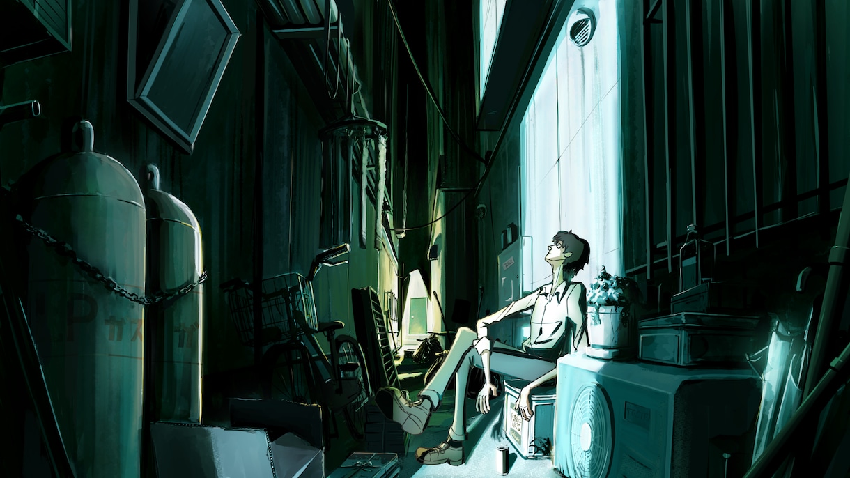 世界観や物語を感じる人物＋背景お描きします 楽曲配信やCDジャケット などにオススメです！ イメージ2