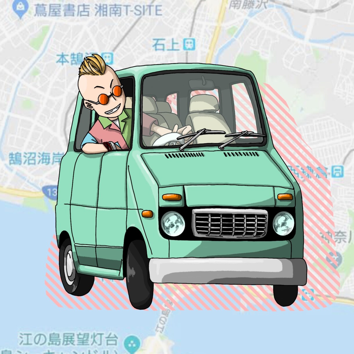 乗り物×ファッションなイラスト作成してます アパレルで10年上働いた経験を活かしたイラスト イメージ8