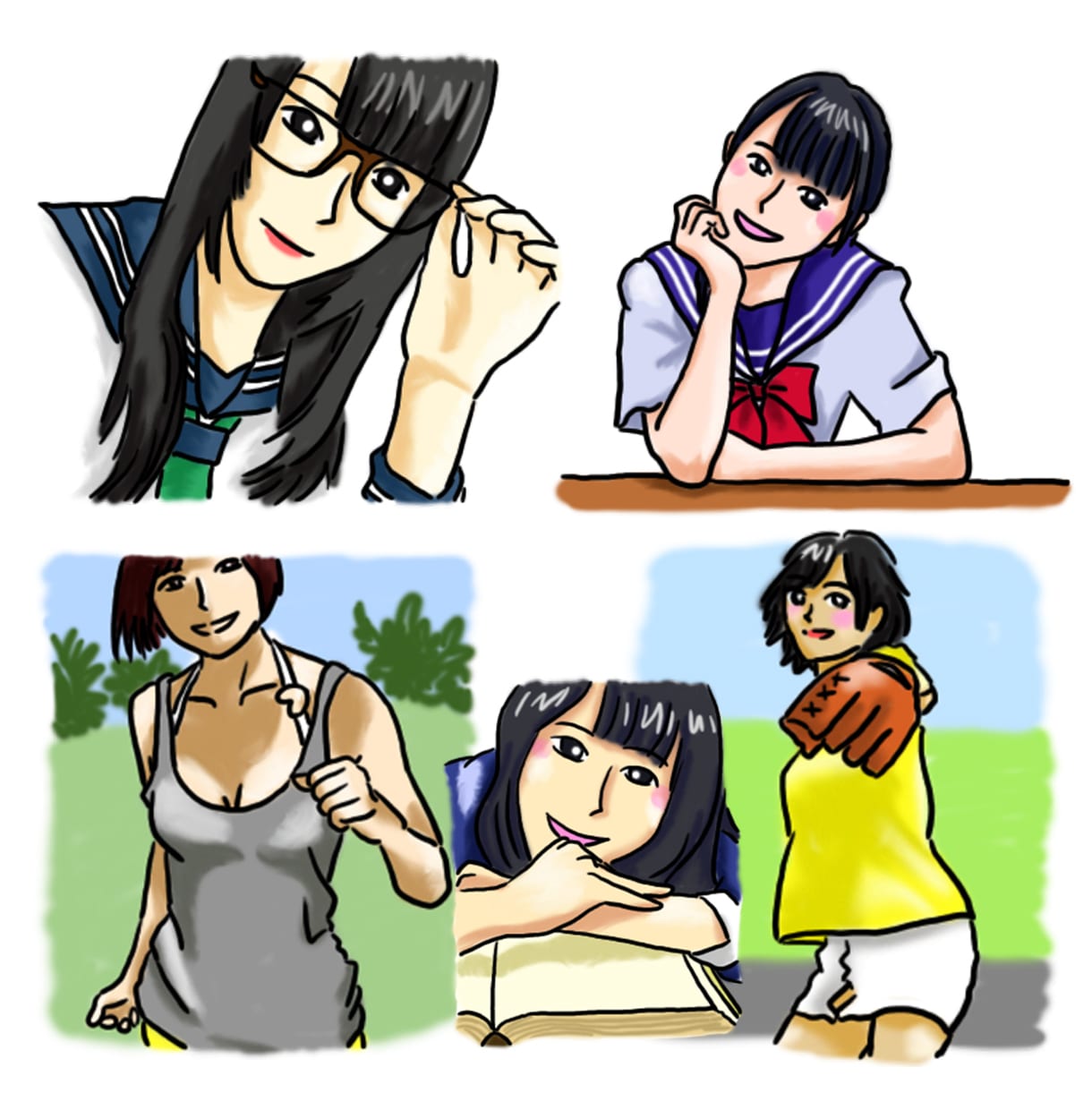 おしゃれ！あなたの写真をそのままイラストにします 似顔絵 制作。SNSアイコンや名刺、プレゼントも！ イメージ6