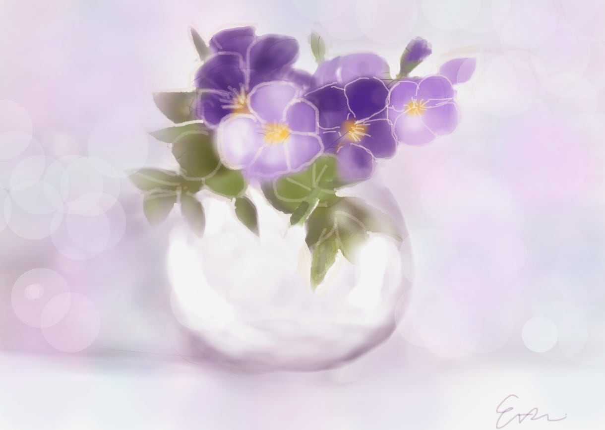 植物 花のイラストを描きます あなたのお気に入りの植物 花のイラストを描きます。 イメージ3