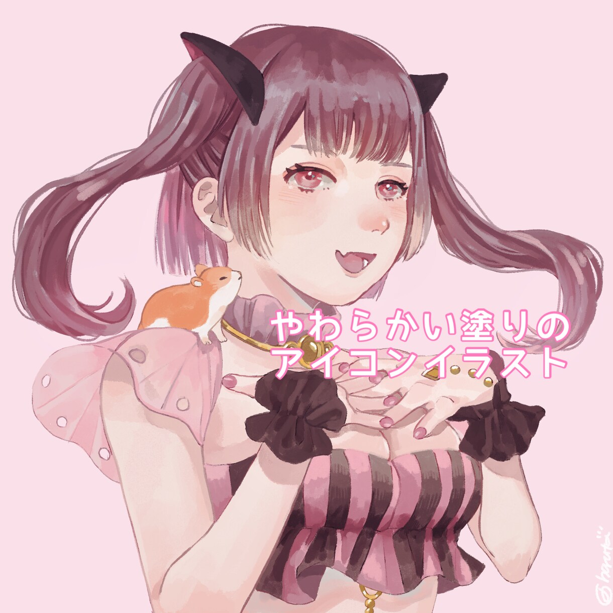 お手頃価格◎柔らかい雰囲気の厚塗りイラスト描きます SNSアイコンにおすすめです！版権◎創作◎似顔絵◎商用可◎ イメージ1