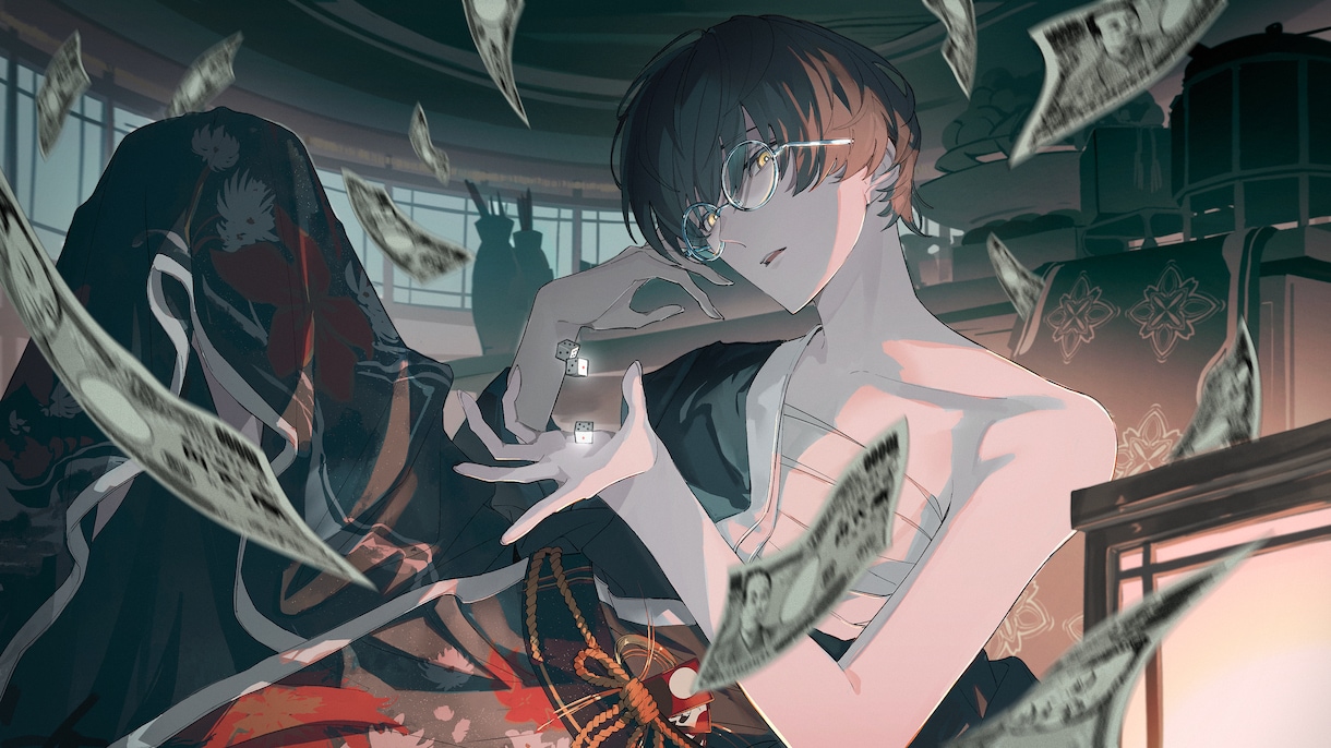 目を惹く美しいイラストを制作します サムネ、MV、アイコン、観賞用など イメージ3