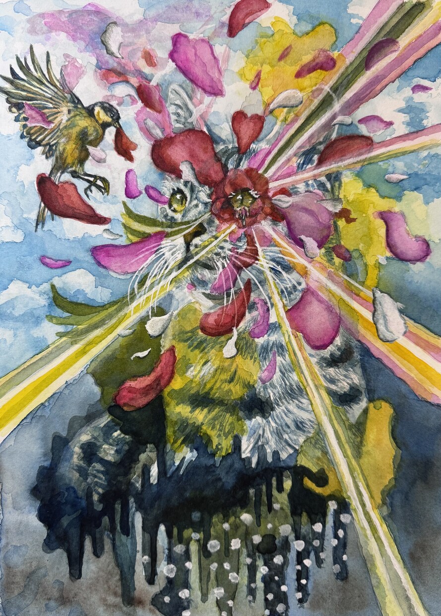 水彩画であなたの想い出を描きます 風景、動物などを水彩の綺麗な色に イメージ1