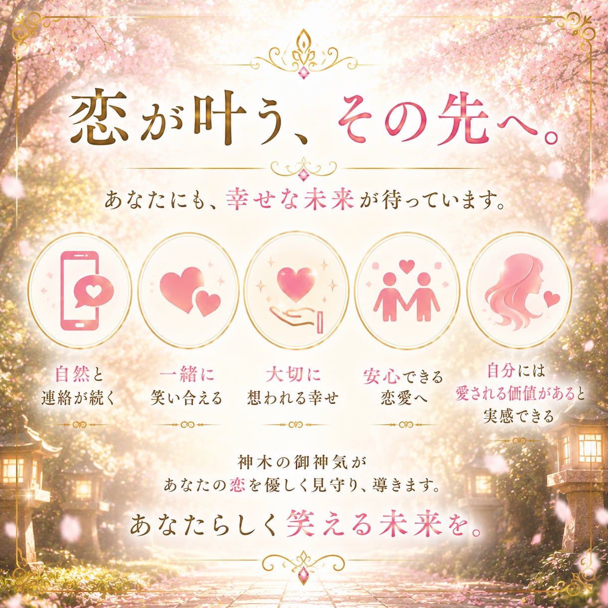 即日恋愛鑑定｜好きな人との幸せな縁結びへ導きます お相手の魂の気持ち・脈あり？・連絡の有無・ご縁を視ます イメージ7