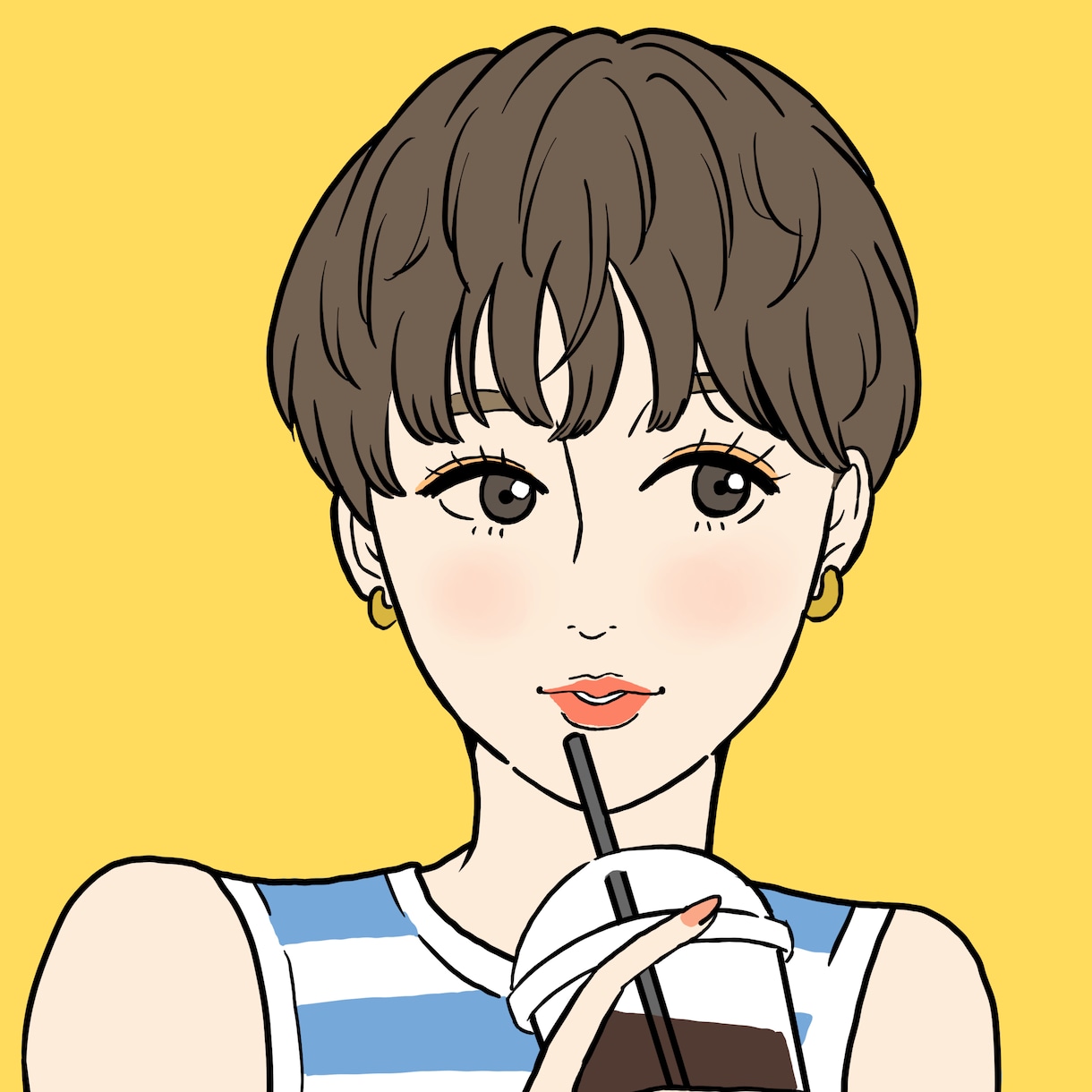 差がつく！早い納品！適切で魅力的なイラスト描きます アイコン/女性/男性/ジム/ダイエット/シンプ/星座/漫画 イメージ4