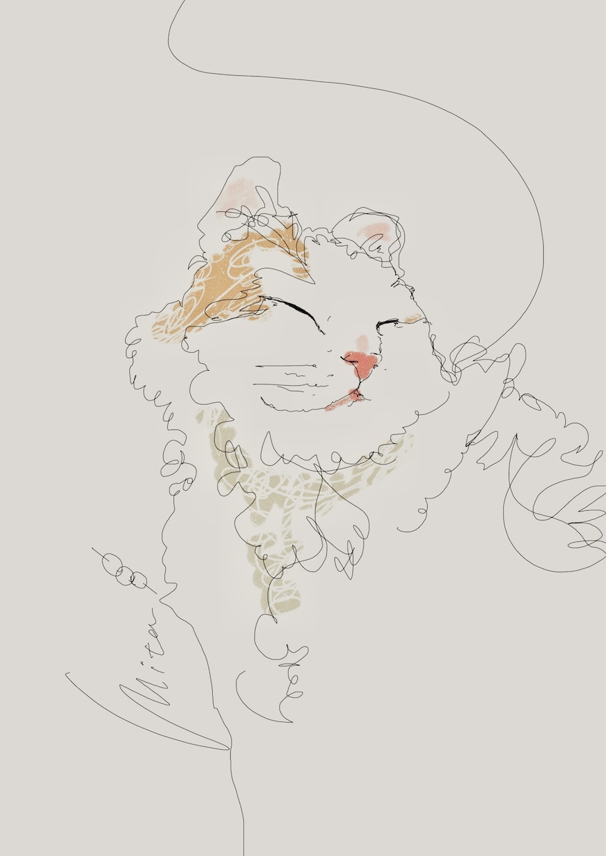 動物のシンプルなラインアート描きます ◎写真を元に簡単オーダーメイド◎ イメージ6