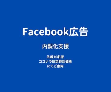Facebook広告内製化支援します 自社内でFecebook広告が運用できる担当者を育成します イメージ1