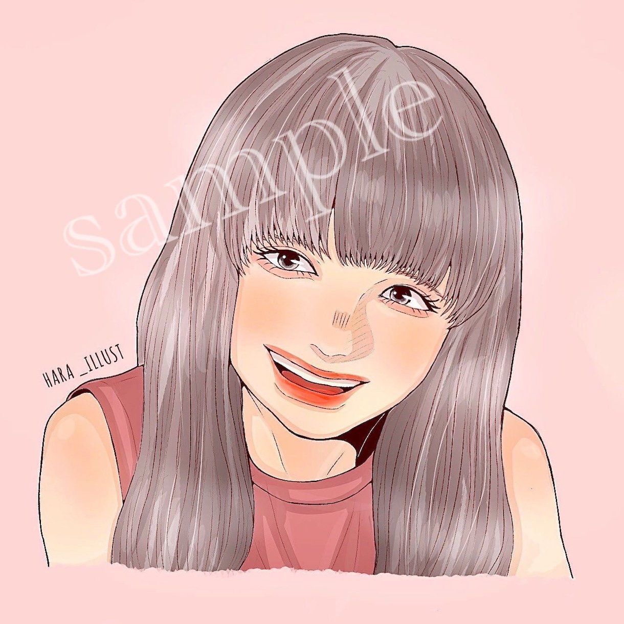 お写真を元に丁寧に似顔絵風イラストを描きます ❁自分だけのSNSアイコン・プレゼント用・記念日などに❁ イメージ3