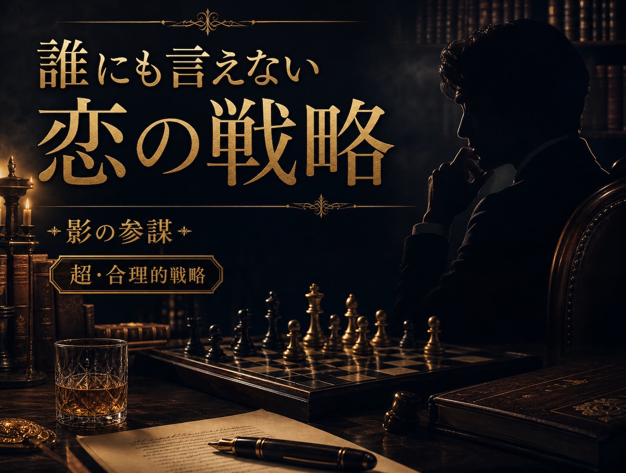 誰にも言えない複雑な恋に超合理的な最適解を出します 説教・道徳論は一切なし。純粋なあなたの恋を叶える裏の参謀。 イメージ2