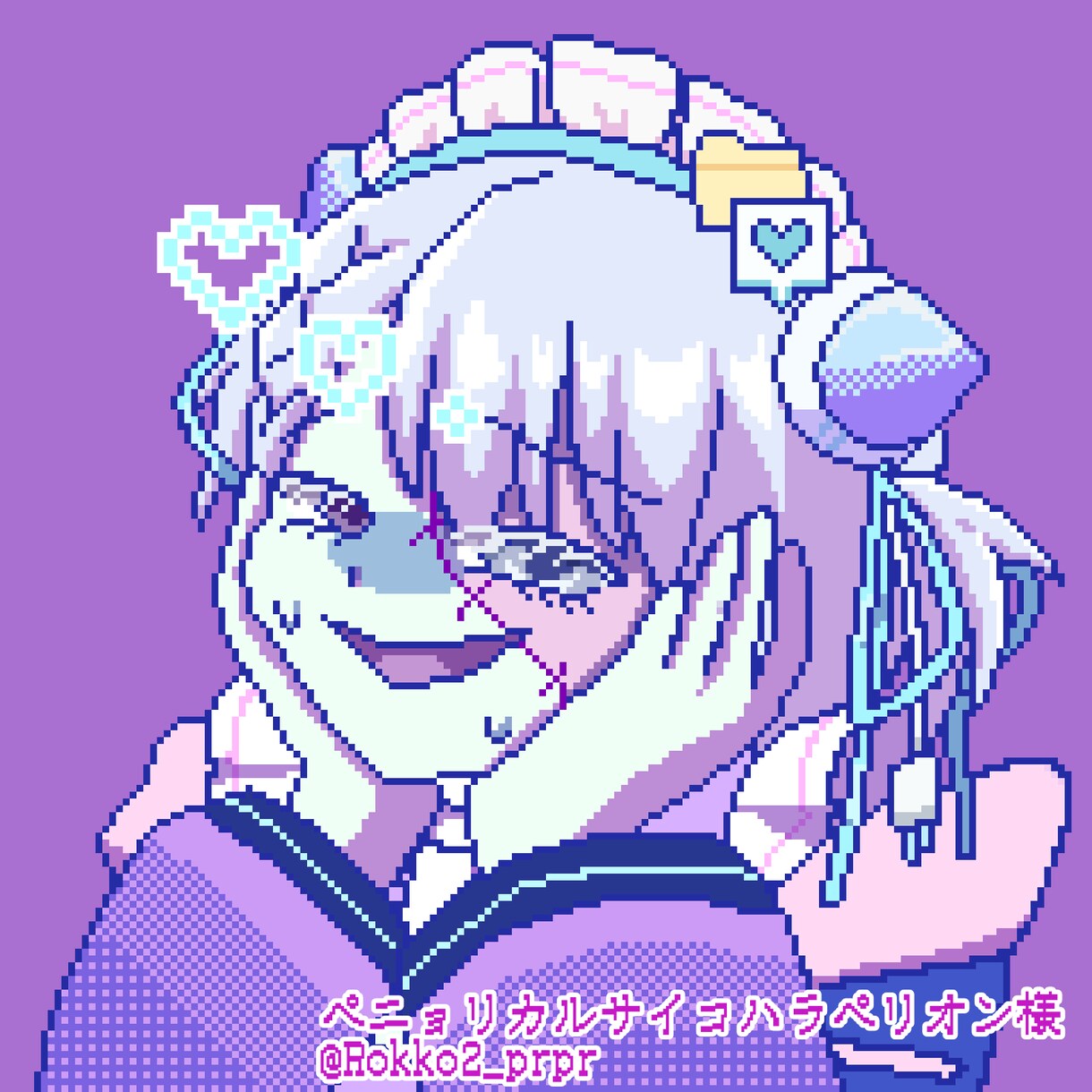 かわいい！レトロポップなドット絵描きます 人と被りたくない！そんなアナタにドット絵アイコン！ イメージ2