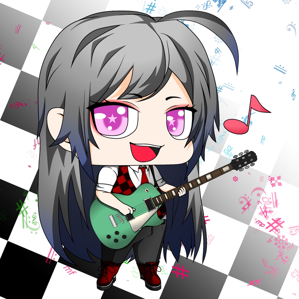 最短24時間納品　❖　チビイラスト作成致します フニフニほっぺのチビイラスト（デフォルメ） イメージ5