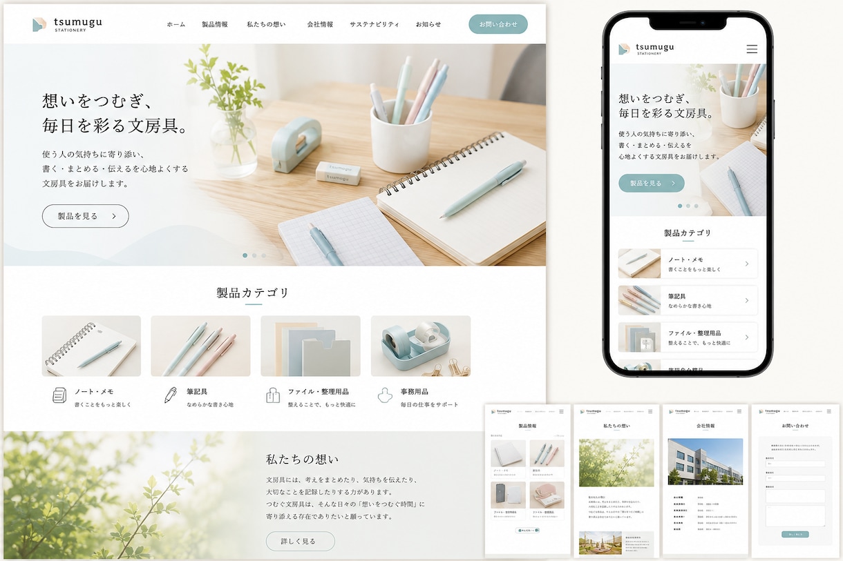 個人・法人向けLP・HP制作をデザインから承ります スマホでも見やすく伝わる高品質なデザインで丁寧に制作します。 イメージ2