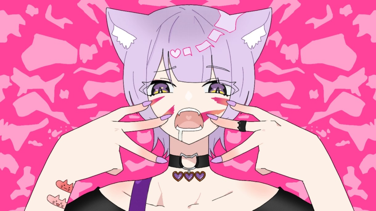 歌い手様やVTuber様のイラストをお手伝いします 絵柄は不安定ですが喜んで頂けるイラストを描きます！ イメージ6