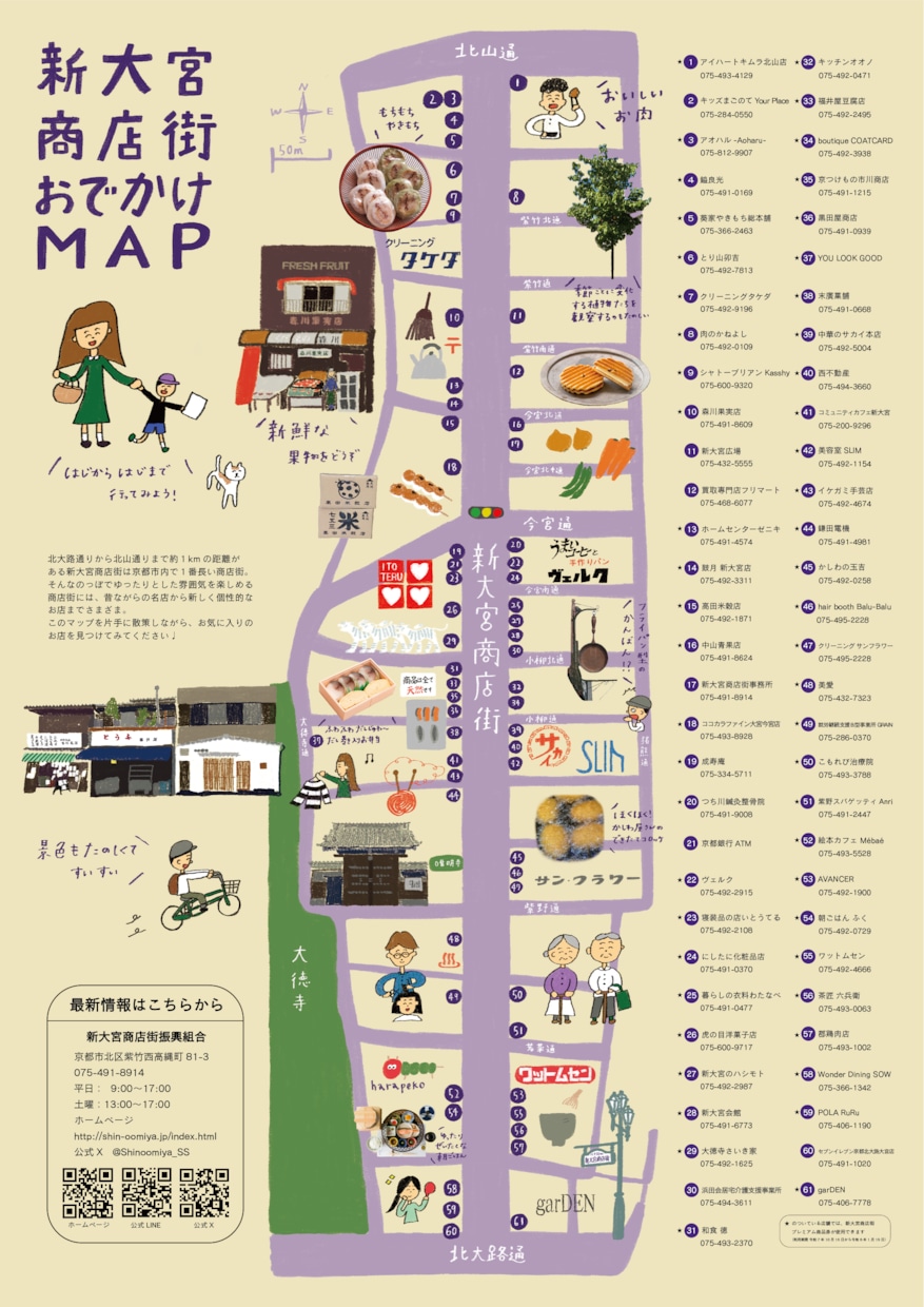 ゆるくてあたたかい雰囲気のマップを作成します 地域の魅力を発信するマップを作りたい方へ イメージ1