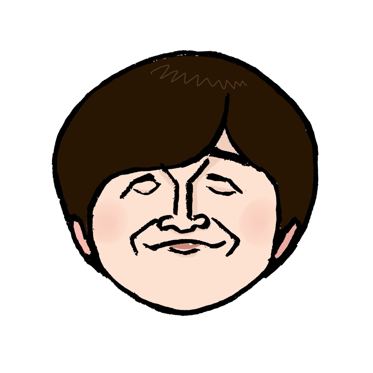 シンプルなカラー似顔絵をお描きします SNSのプロフィールアイコンに最適！名刺にもどうぞ。 イメージ4