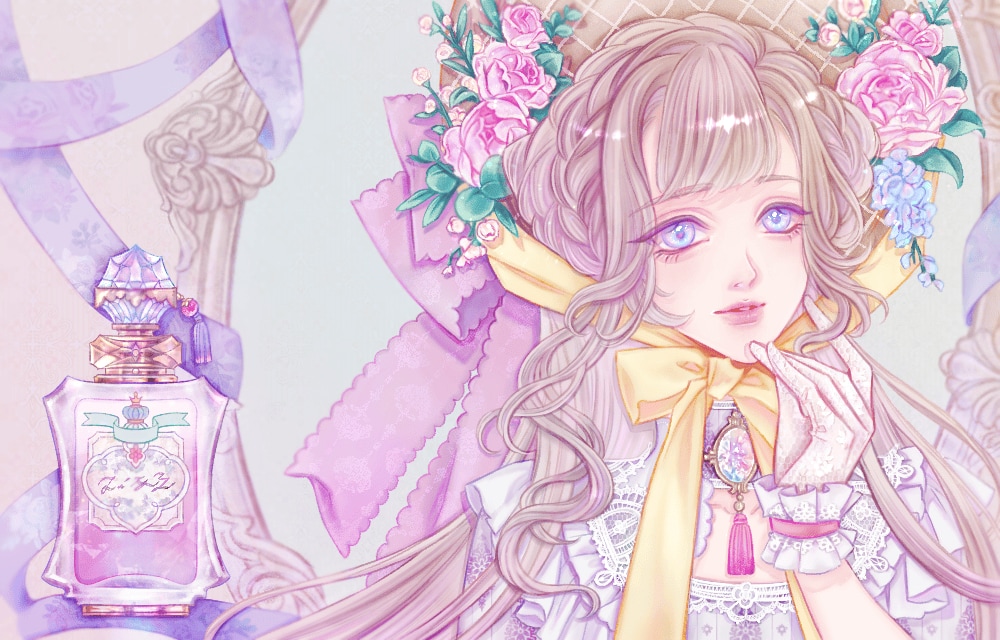 美麗なイラストを細部まで丁寧にお描きします お好みの花や植物を添えて衣装やデザインもこだわった一枚を。 イメージ10