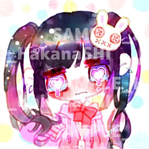 最短3日！！ゆめかわいい☆イラスト描きます ＳＮＳのアイコンや、ヘッダー、動画素材におすすめ☆ イメージ7