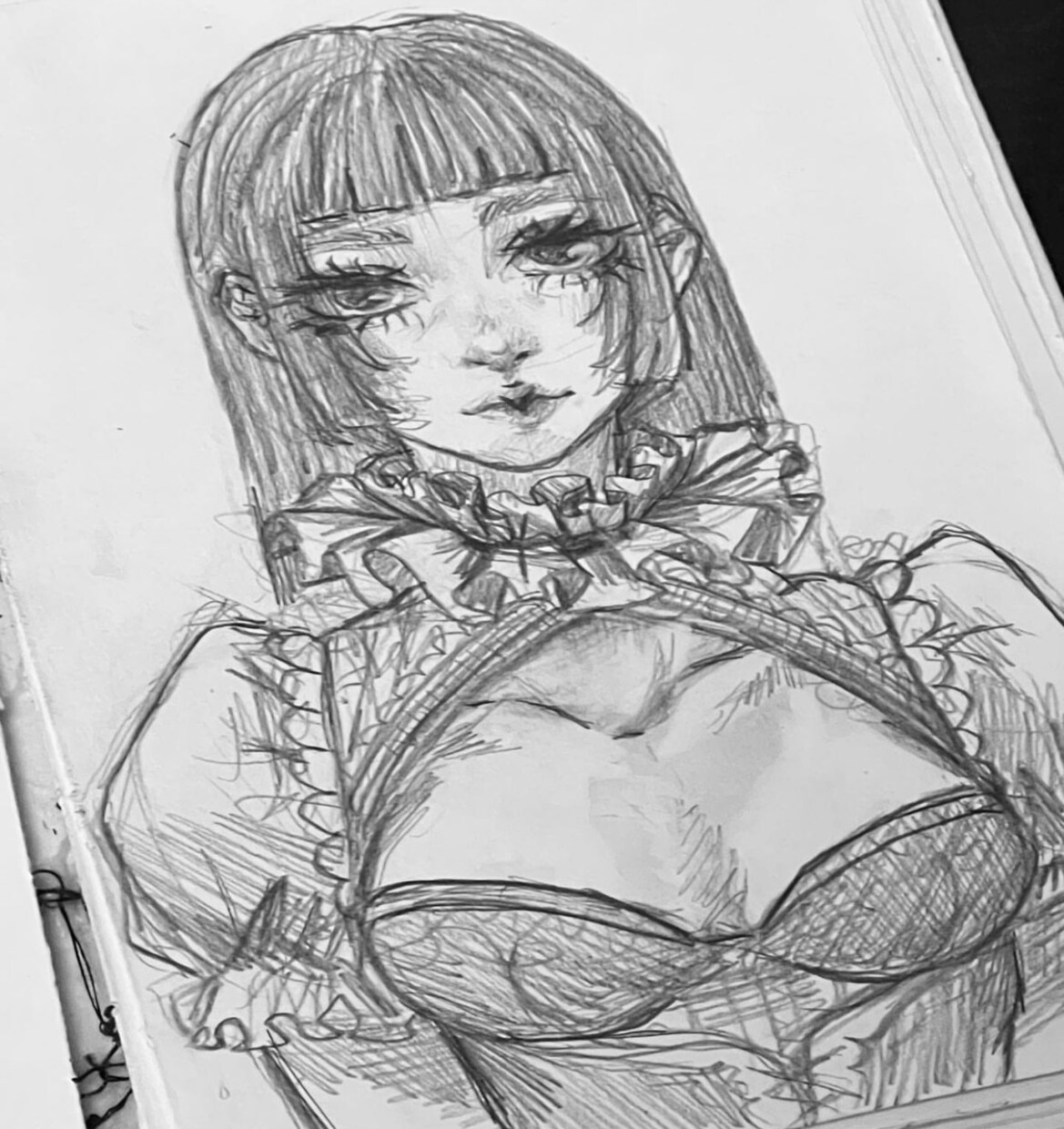 かわいい女の子のイラスト描きます アナログっぽいイラスト描けます！ イメージ1