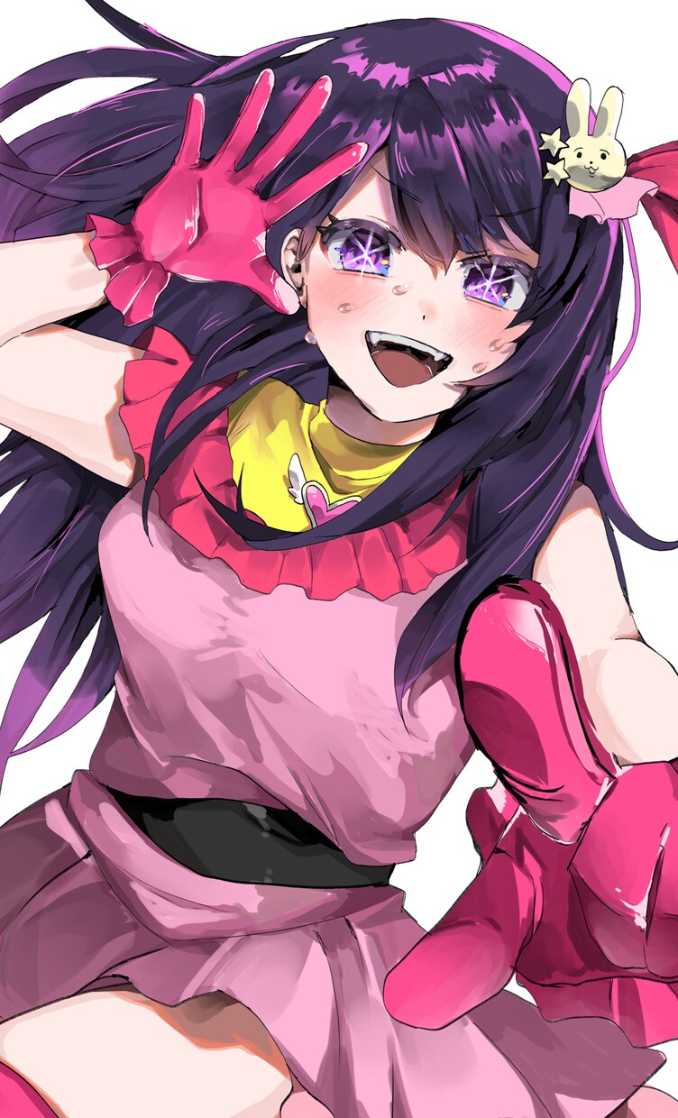 可愛らしい女の子の絵を描きます 輝いているような絵を描きます!! イメージ1